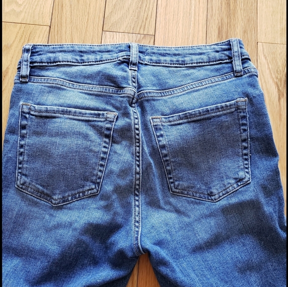 Raw-hem Straight Jeans by H&M - Picture 3 of 7